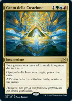 MTG SONG OF CREATION EXC - CANTO DELLA CREAZIONE - IKO - MAGIC - Image 1