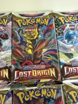 Lot 10x Pokemon Lost Origin Booster Pack Sword & Shield Sealed English - Image 2