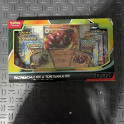 Pokemon Incineroar ex and Torterra ex Special Collection Box. As Shown In Pic - Image 1