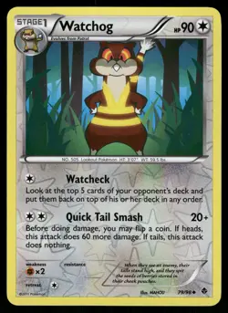 Watchog Reverse Holo 79/98 Emerging Powers Pokemon - Image 1