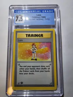 1st Edition Lass 75/102 CGC 7.5 - Pokemon TCG Base Set Shadowless - Image 1