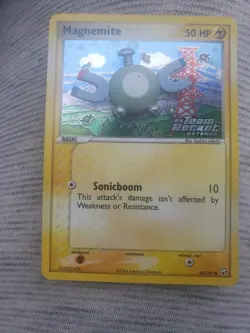 Magnemite 64/109 Team Rocket Returns Reverse Holo Stamp Ex 2004 Pokemon NM - Image 1