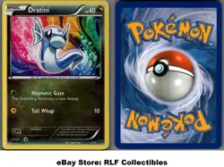 2012 Pokemon, B&W Dragon Vault, #2/20 Dratini, Holo Rare - Image 1