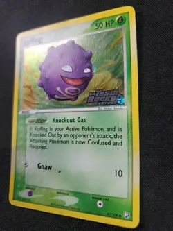 Koffing 61/109 Team Rocket Returns Reverse Holo Stamp Ex 2005 Pokemon NM ** - Image 3