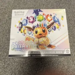 Pokemon TCG Prismatic Evolutions Elite Trainer Box ETB Sealed # 3 with tear - Image 1