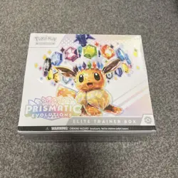 Pokemon TCG Prismatic Evolutions Elite Trainer Box ETB Sealed # 9 with tear - Image 1