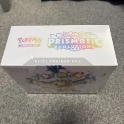 Pokemon TCG Prismatic Evolutions Elite Trainer Box ETB Sealed # 9 with tear - Image 5