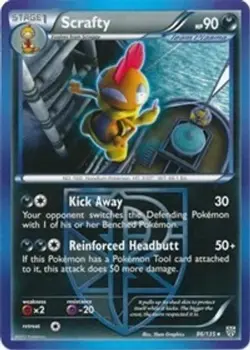 Scrafty (Team Plasma, #86/135) - Reverse Holofoil BW - Plasma Storm MP Pokemon - Image 1