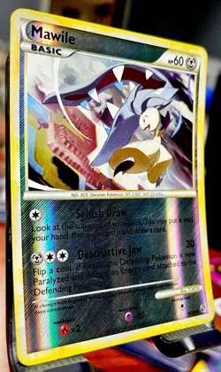 Pokemon TCG - MAWILE - 56/90 - REVERSE HOLO - HGSS UNDAUNTED (2010) - LP - Image 2