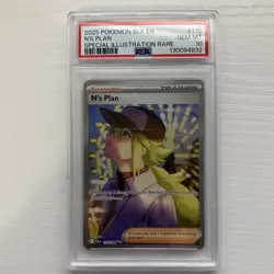 Pokemon N's Plan 170/086 Sv: Black Bolt SIR PSA 10 - Image 1