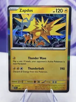 Pokemon TCG Zapdos SV06: Twilight Masquerade 065/167 Holo Rare - Image 1
