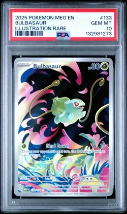 2025 Pokemon MEG EN-Mega Evolutions #133 BULBASAUR IR PSA 10 - 132981273 - Image 1
