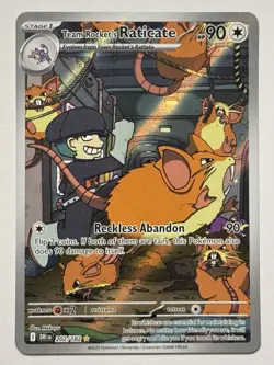 Pokemon - Destined Rivals - Team Rockets Raticate 202/182 PACK FRESH!!! - Image 1
