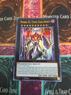 Yugioh Number XX: Utopic Dark Infinity DANE-EN093 Ultra Rare 1st Edition NM - Image 1