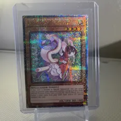 YuGiOh FAIRY TAIL - SNOW Platinum Secret Rare RA04-EN269 Quarter Century Stamp - Image 1