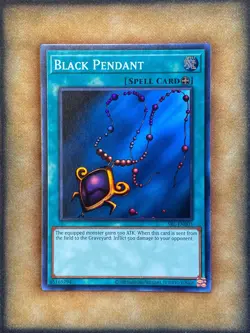 Yugioh Black Pendant SRL-EN003 Super Rare 25th Anniversary NM - Image 1
