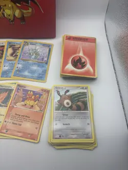 Vintage Pokemon Cards Lot w/ Binder & Tokens 60+ Cards Fossil Rocket Gym Leader - Image 5