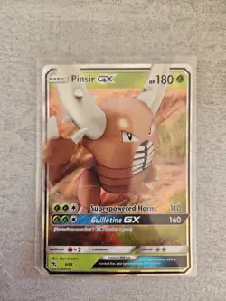 Pokemon TCG - Pinsir GX - Hidden Fates 6/68 - Holo Ultra Rare Card - NM - Image 1