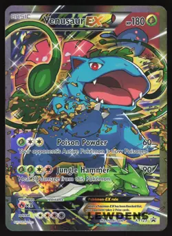 Venusaur EX - XY123 - Full Art - XY Black Star Promo - Pokemon Card - Image 1