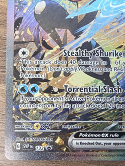 Pokemon - Greninja EX SVP 132 promo card - Image 3