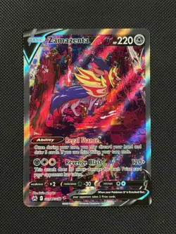 Pokemon Cards Zamazenta V GG54/GG70 Crown Zenith Galarian Gallery Holo Rare V - Image 2