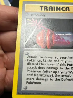 Plus Power 84/102 4th Print Base Set Uncommon Pokemon Card - MP - Image 4
