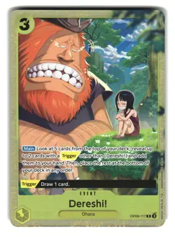 Dereshi! OP09-117 Best Selection Vol 4 One Piece Card - Image 1