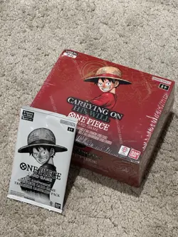 One Piece Card Game - Carrying On His Will - OP13 Booster Box + Single Pack - Image 1