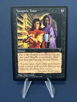 MTG - Magic The Gathering - Vampiric Tutor - Visions - NP/LN! - Image 1