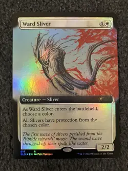 Magic The Gathering MTG - Ward Sliver (Extended Art) Foil - Secret Lair Drop - Image 1
