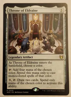 Throne of Eldraine WOC #28 Rare Legendary Artifact Regular NM+ - Image 1