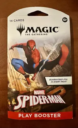 MTG: Magic The Gathering Marvel Spider-Man Play Sleeved Booster Pack - Image 1