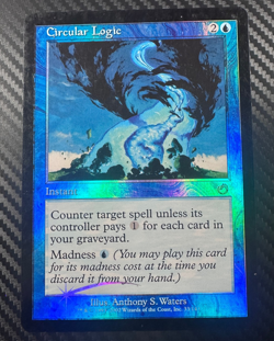 2002 MTG Torment - CIRCULAR LOGIC (Foil) #33 - Lightly Played - Image 1