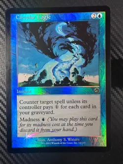 2002 MTG Torment - CIRCULAR LOGIC (Foil) #33 - Moderately Played - Image 1