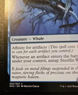 Steelfin Whale 065/303 Common Modern Horizons 2 Magic: The Gathering - Image 4