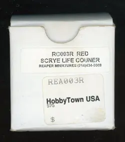 1994 Scrye Reaper Life Counter Pewter Wizards Spell Red Vintage MTG Magic - Image 3