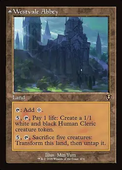 Magic The Gathering MTG WESTVALE ABBEY RETRO FRAME Innistrad Remastered NM - Image 1