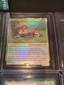 10 Rare Mythic Foil LOTR Magic The Gathering MTG Lord Of Rings Samwise Gamgee ++ - Image 5