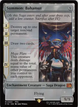 Summon: Bahamut M FINAL FANTASY 1 NM MTG - Image 1