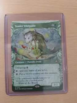 Tender Wildguide Showcase Rare, Bloomburrow #325, MTG Magic The Gathering - Image 1