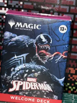 Magic: The Gathering Marvel Spider-Man Welcome Deck Black Venom Sealed New - Image 2