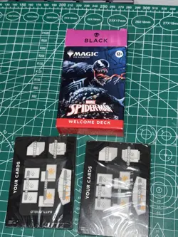 Magic: The Gathering Marvel Spider-Man Welcome Deck Black Venom Sealed New - Image 3