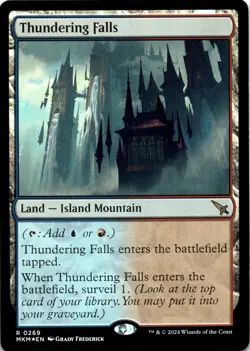 Thundering Falls FOIL Murders at Karlov Manor Magic MTG NM - Image 1