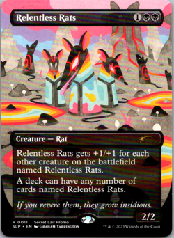 Relentless Rats () R Secret Lair Showdown SLP 11 NM - Image 1