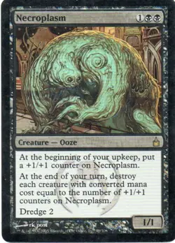MTG: Ravnica: City of Guilds: Foil Necroplasm: Lightly Played Condition - Image 1