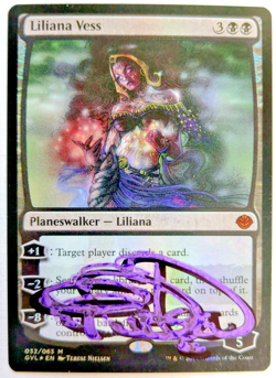 MTG FOIL Liliana Vess SHADOW SIGNED BY TERESE NIESLEN - Image 1