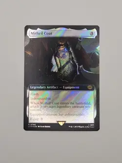 Mithril Coat NM SURGE FOIL EXTENDED ART MTG! LOTR - Image 1
