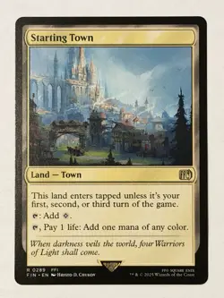 MTG - Starting Town - Regular Rare #289 - Final Fantasy NM - Image 1