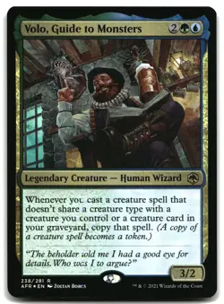 MTG Volo, Guide to Monsters FOIL R Adventures in the Forgotten Realms 238 LP - Image 1