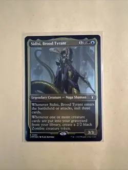 MTG Sidisi, Brood Tyrant CMM 0592 R NM Foil Etched - Image 2